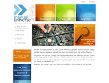 Tablet Screenshot of manualuniverse.com